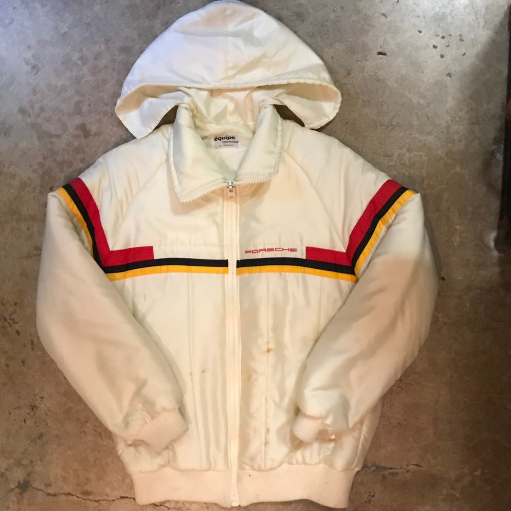 VINTAGE 1980'S PORSCHE EQUIPE JACKET