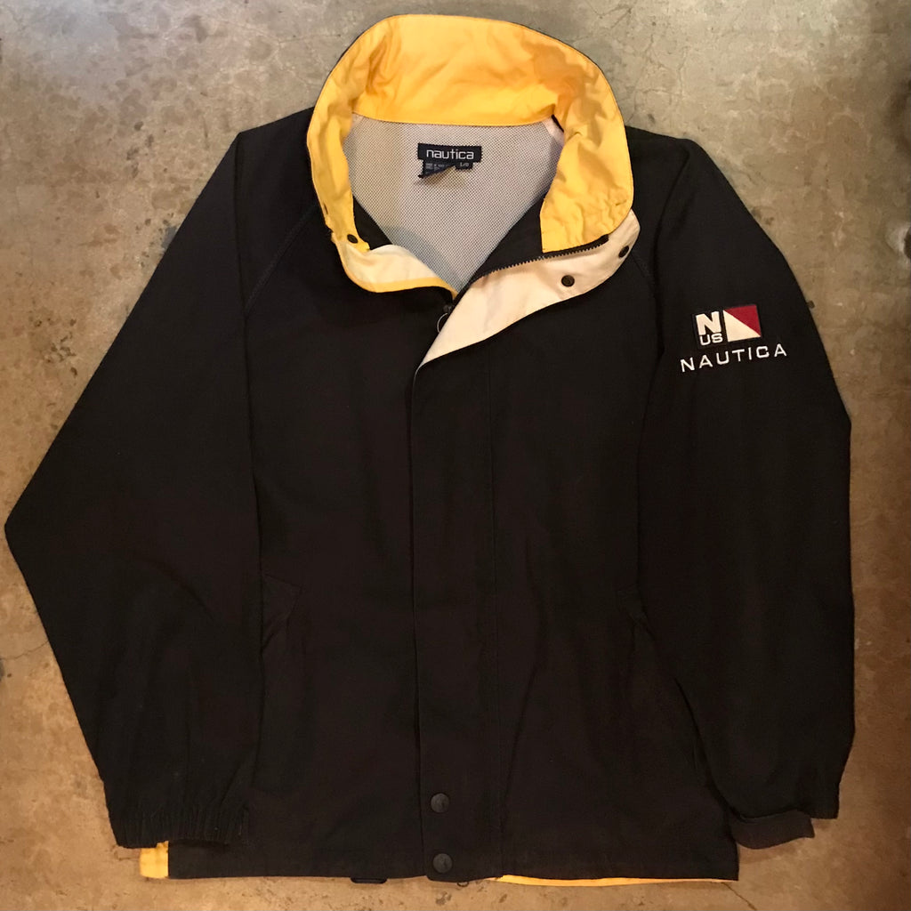 Vintage nautica reversible hot sale jacket