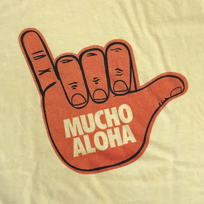 Mucho Aloha - Foam Shaka Hand Tee
