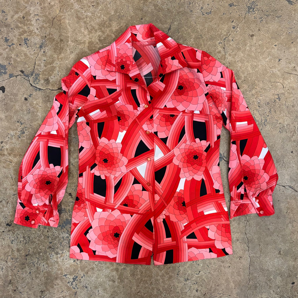 70'S DECO FLORAL W/ TOKYO PATCH