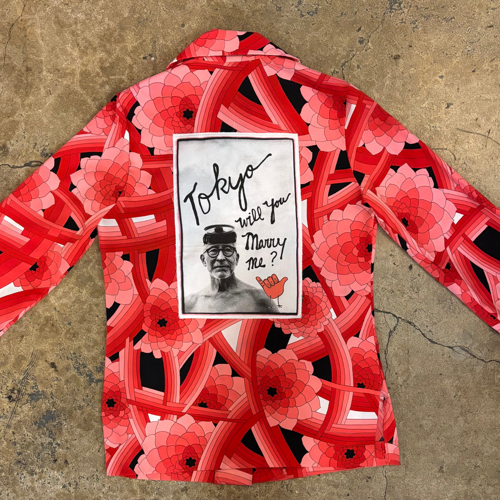 70'S DECO FLORAL W/ TOKYO PATCH