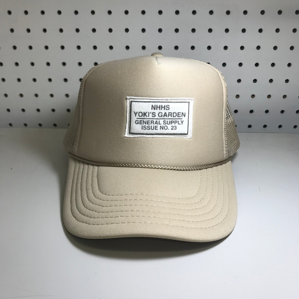 NHHS x YG White General Supply Trucker Hat TH23