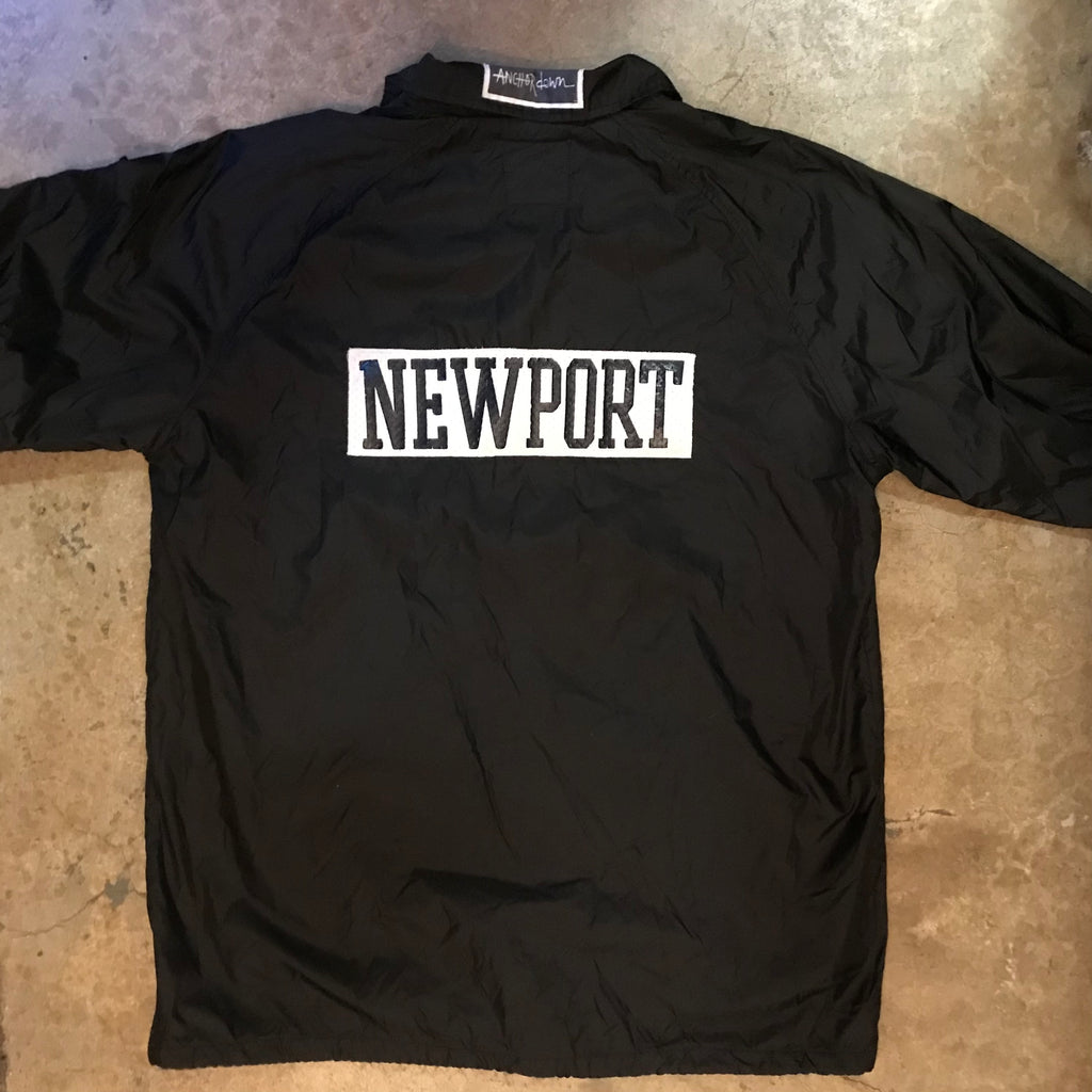 NHHS x YG Coaches Jacket W/ Game Worn Uniform Newport Appliquéd J5
