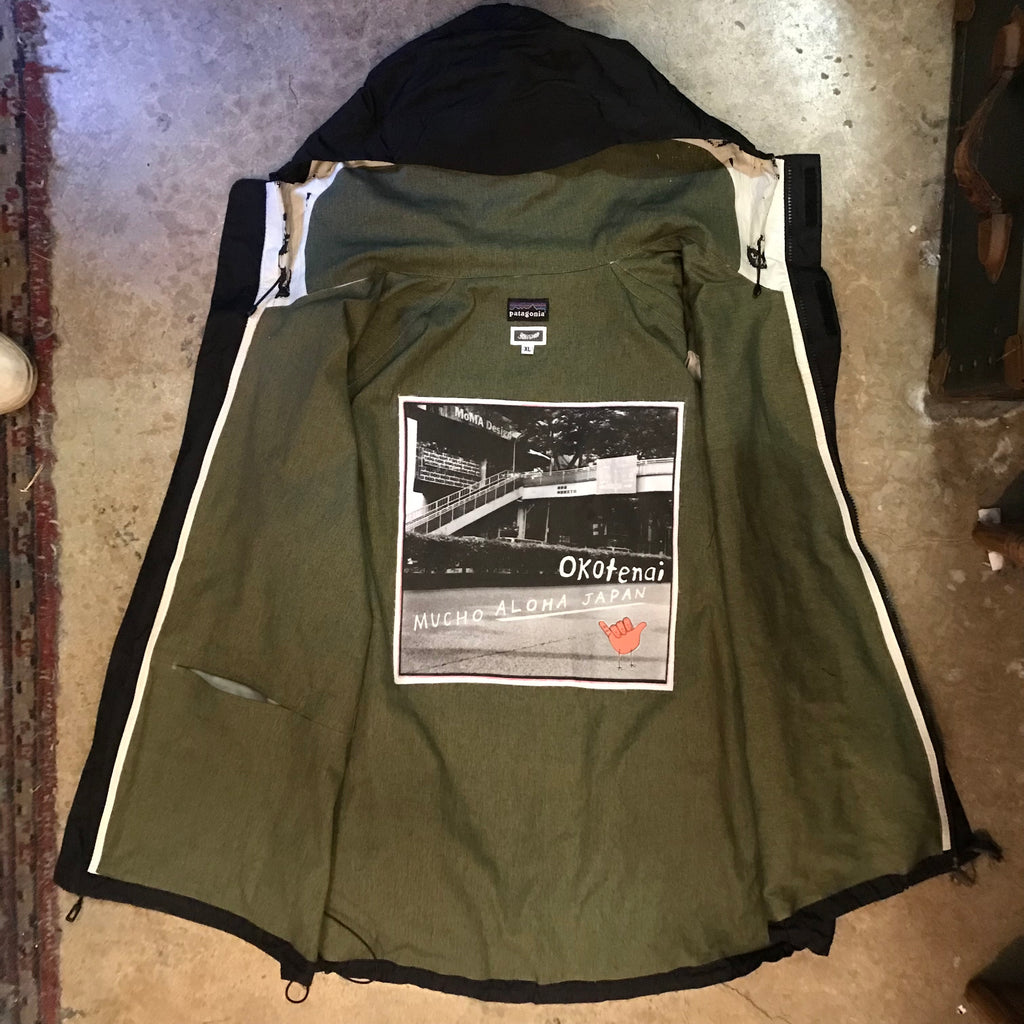 Used Patagonia Jacket Fully Re-Lined W/ Army Green Twill