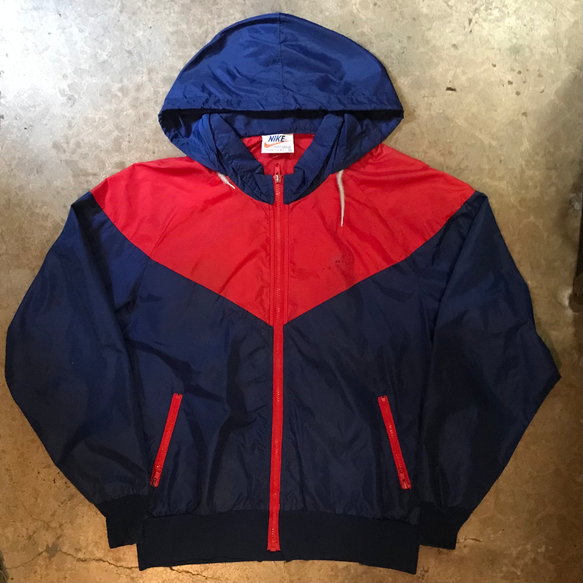 Vintage sales orange windbreaker