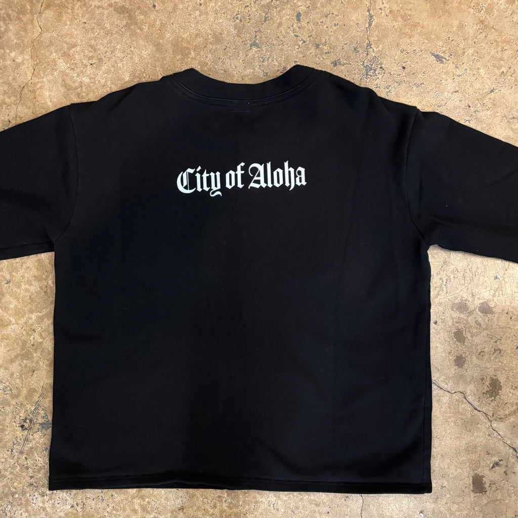 Yokishop - "City of Aloha" Heavy Weight Button Down Sweatshirt