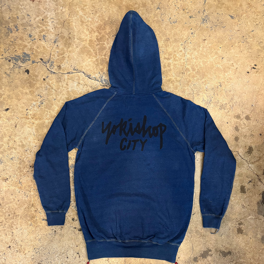 Yokishop CITY - Indigo Fleece Hoodie x Yokishop CITY