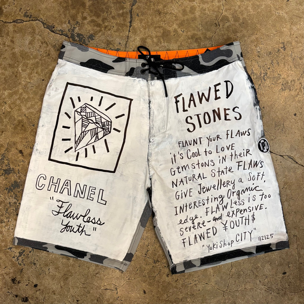 Yokishop City x IPD - Flawed Stones Boardshorts