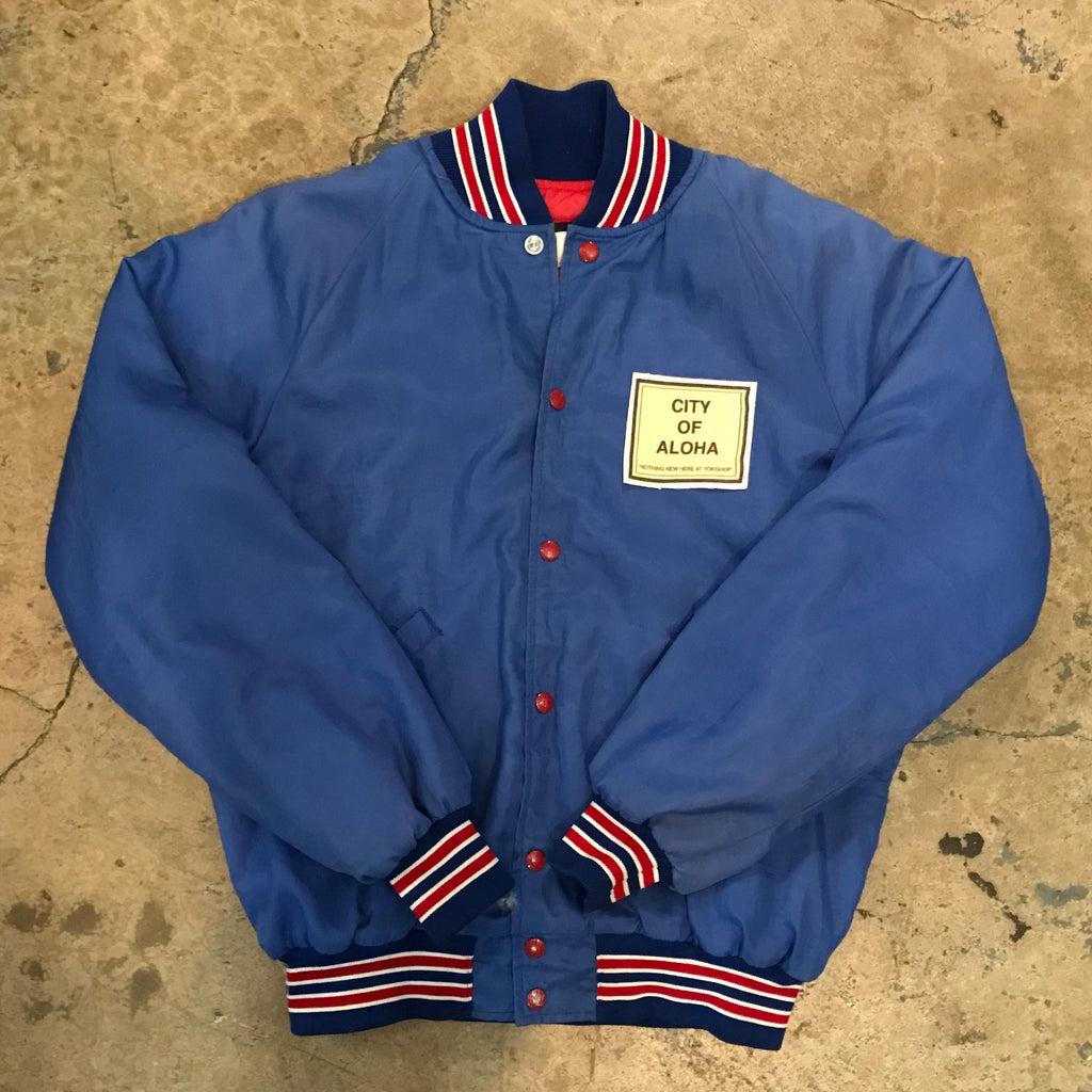 "City of Aloha" Vintage Baseball Jacket