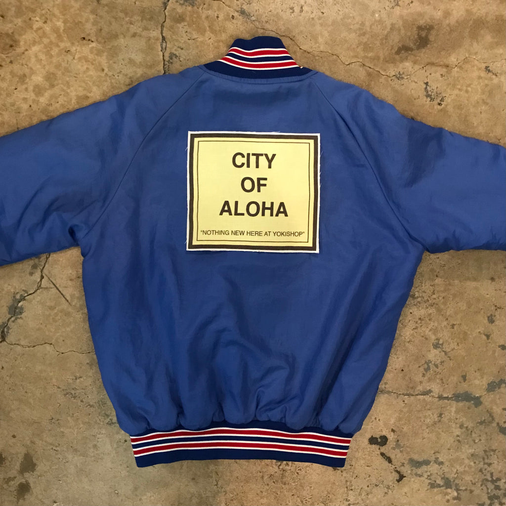 "City of Aloha" Vintage Baseball Jacket