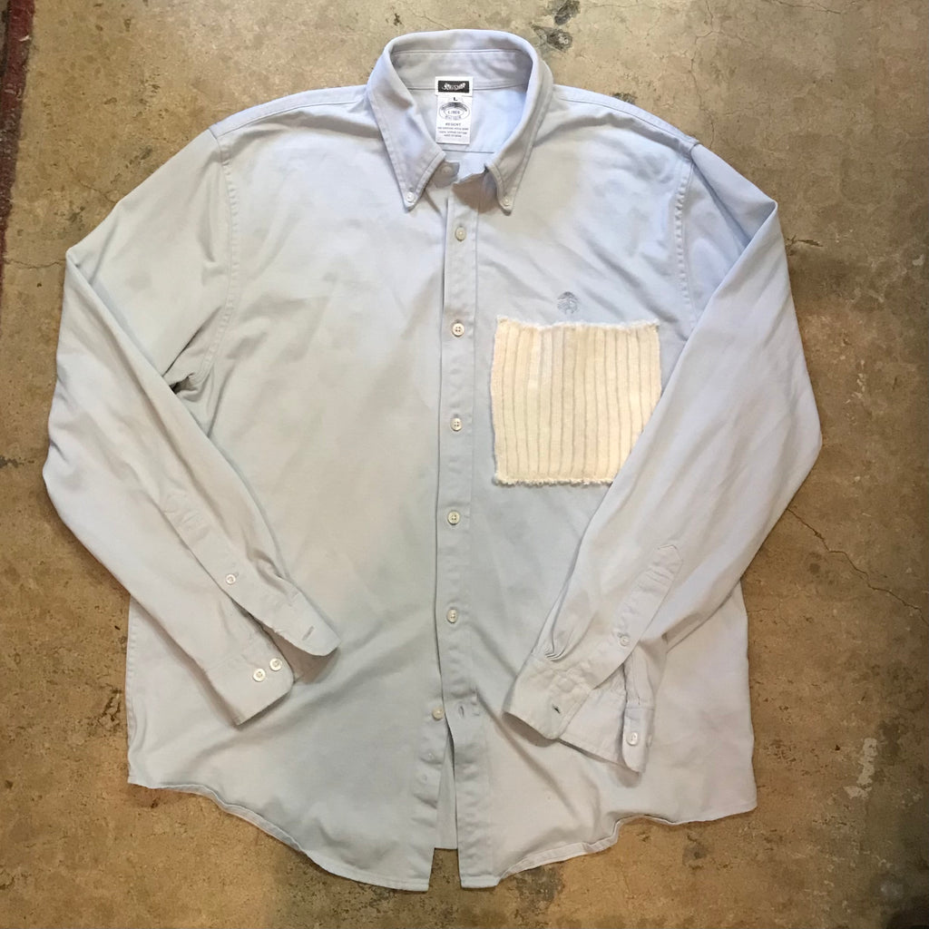Woven Pique Cotton Brooks Brothers LS