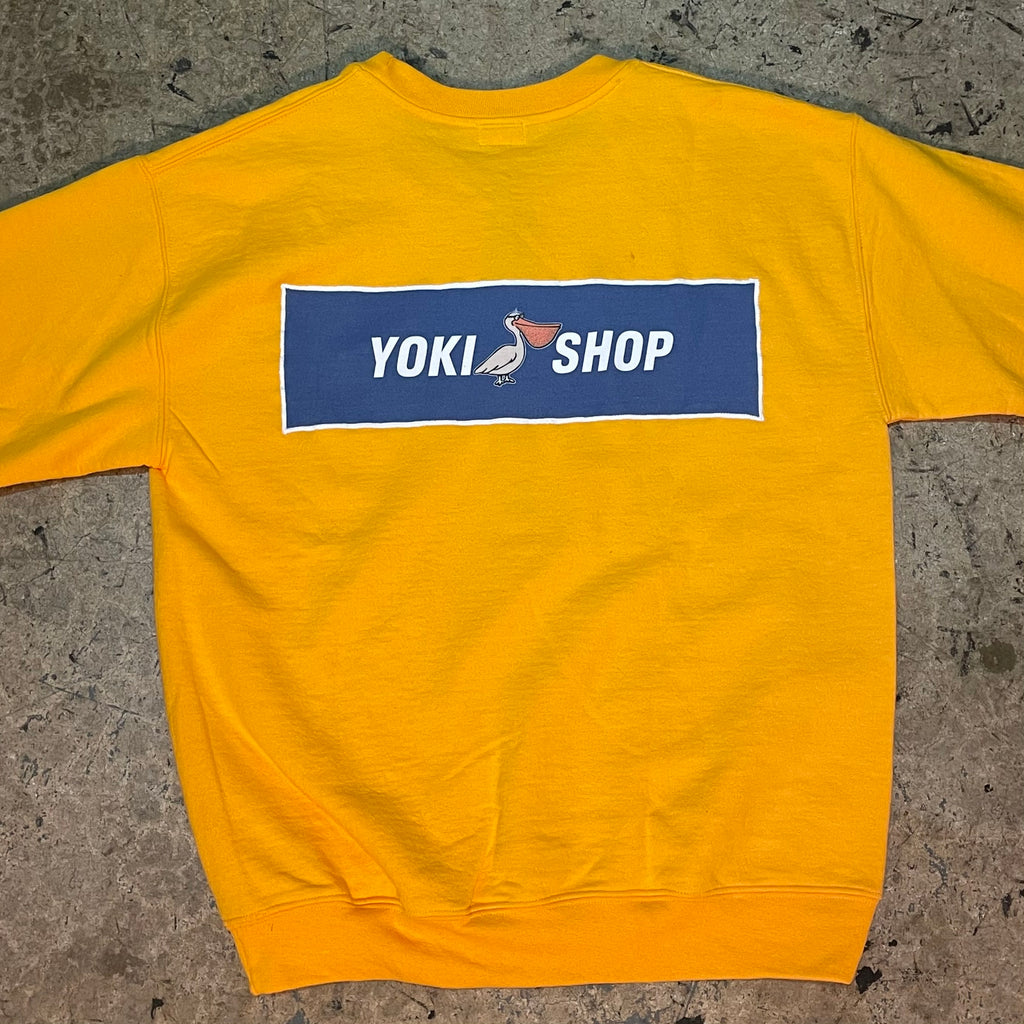Yokishop Original - Yellow Aloha Henley Sweatshirt