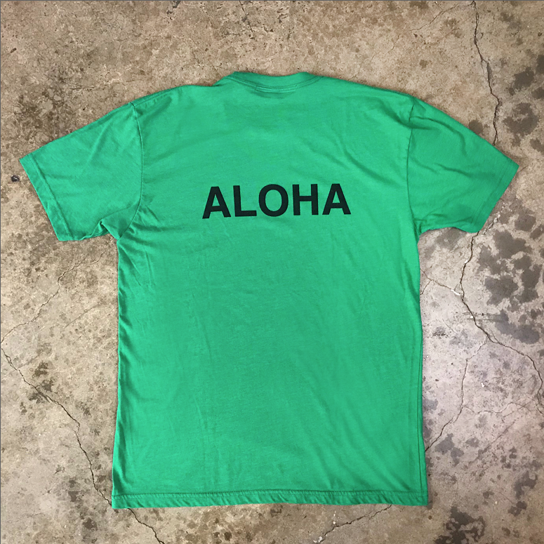 Mucho Aloha - Front & Back Print Tee