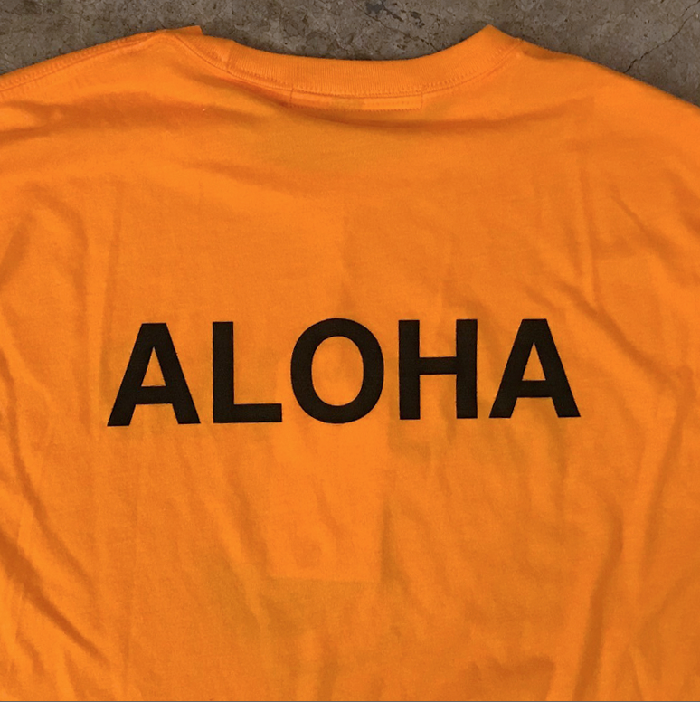 Mucho Aloha - Front & Back Print Tee