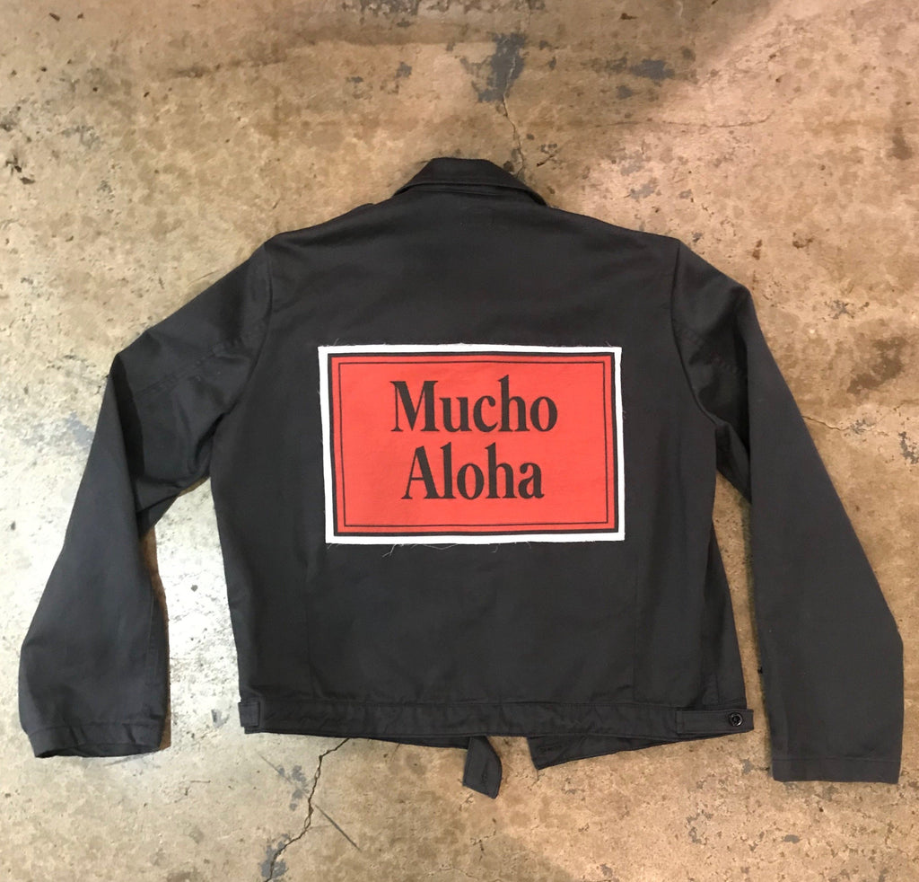 Mucho Aloha - Crop Military Jacket