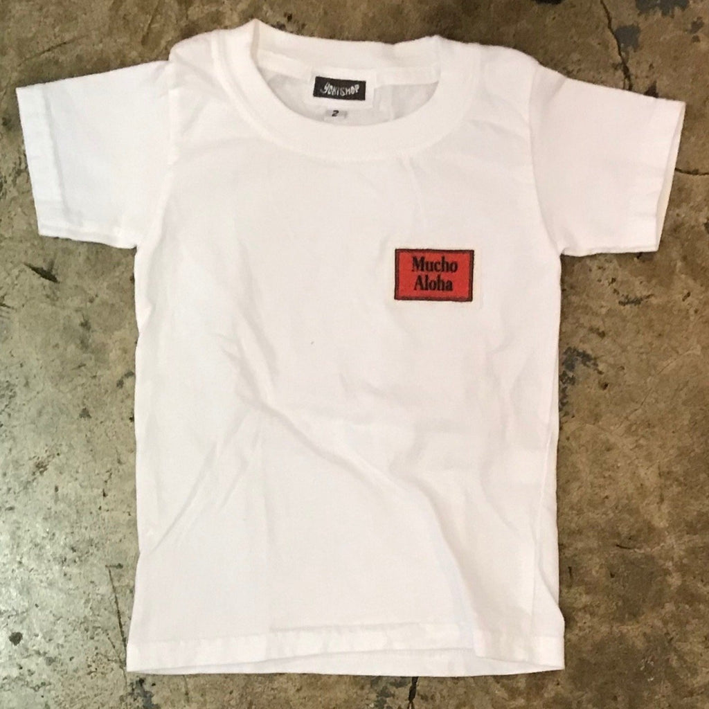 Mucho Aloha - Kid's Red Patch T-Shirt