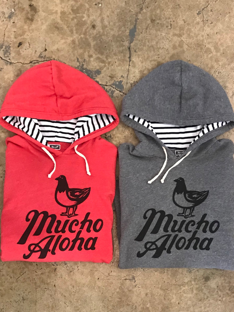 Mucho Aloha - Stripe Lined Hoodie