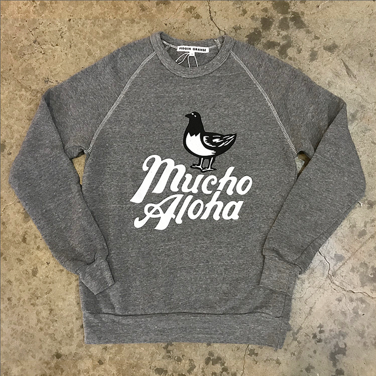 Original Mucho Aloha Fleece Crew Pullover