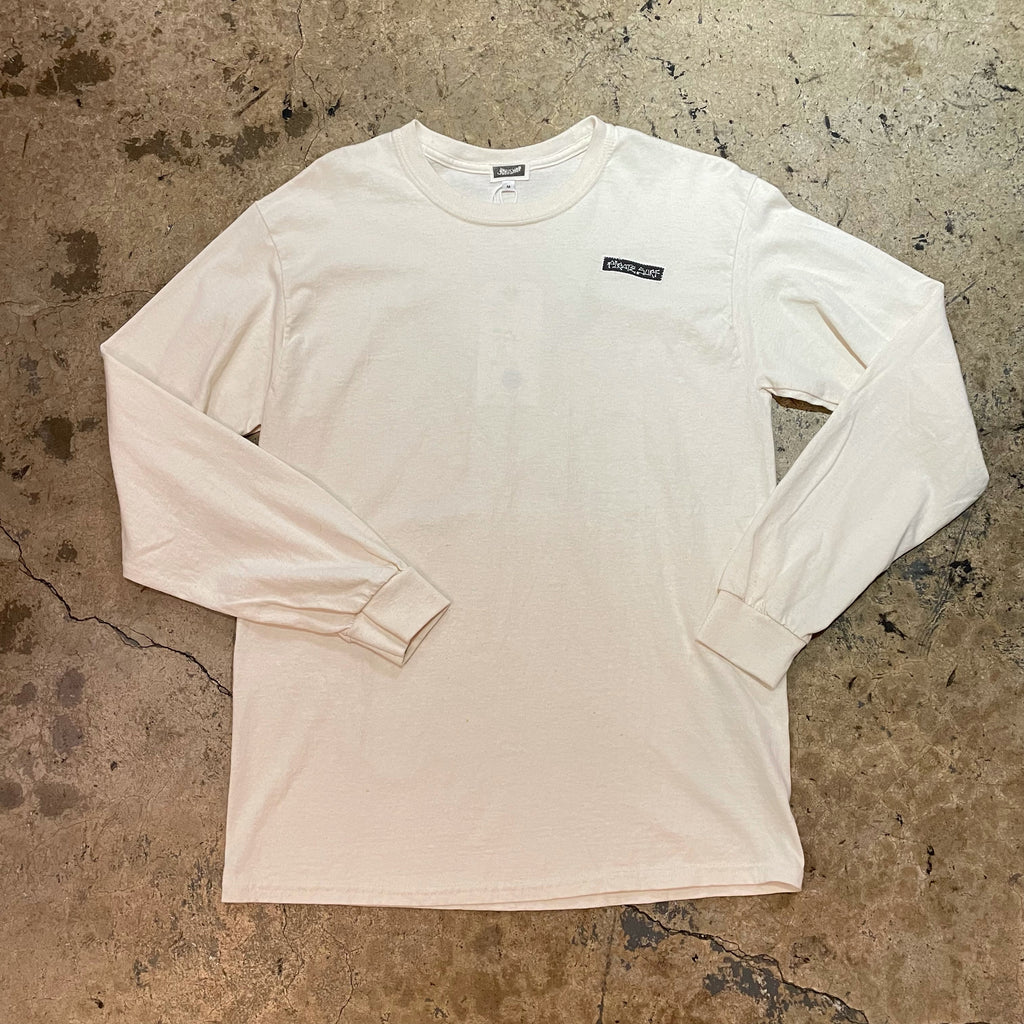 Pirate Surf - Medium Oatmeal Patch & Print Long Sleeve