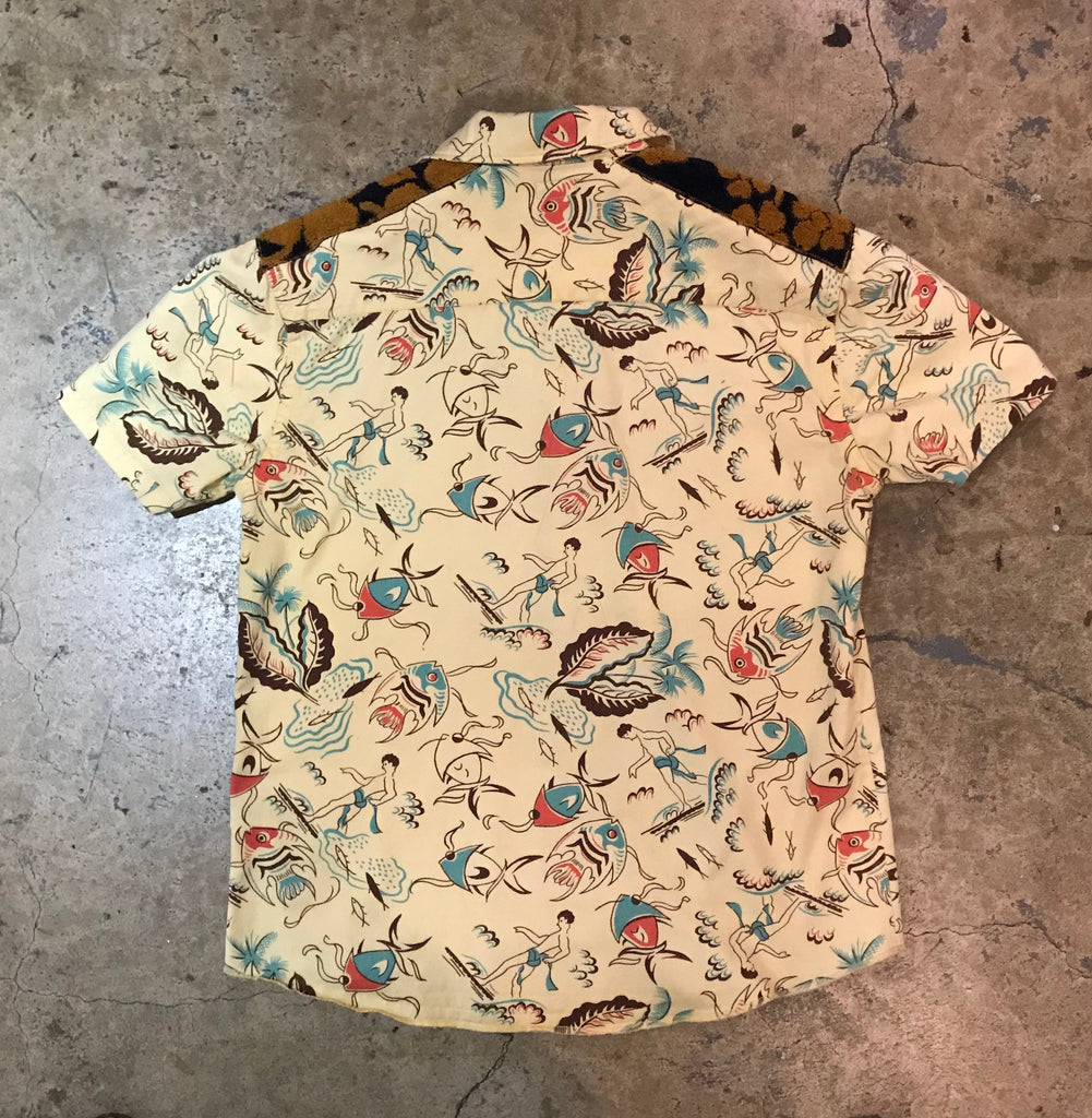 Yokishop - 40's Hawaiian Print Shirt