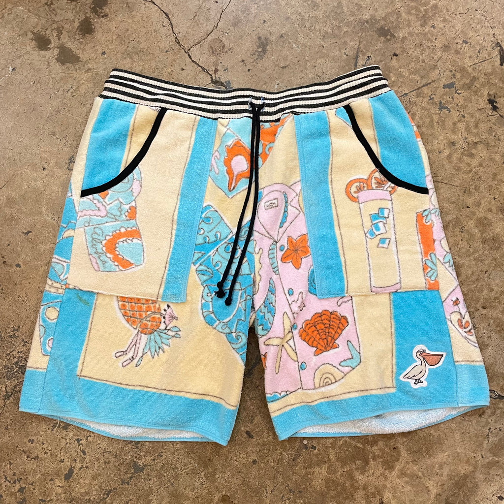 Yokishop - Vacation Time Beach Towel Shorts