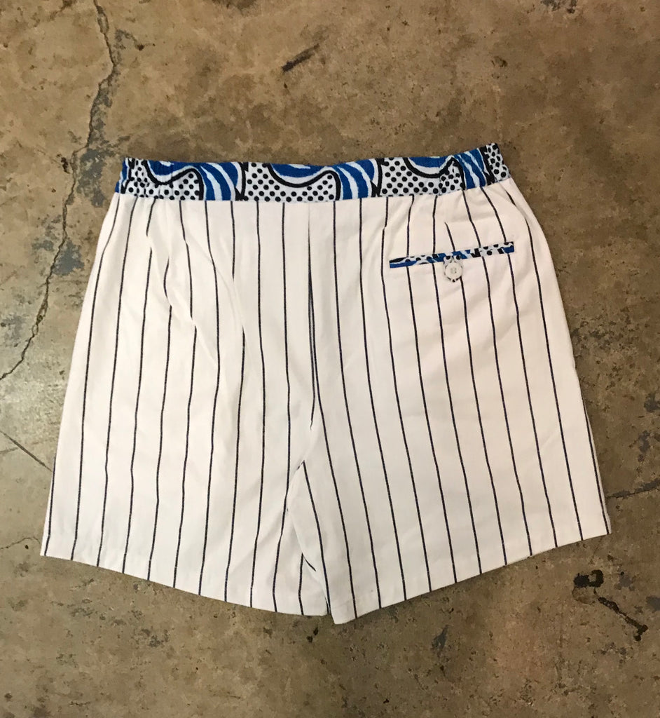 Yokishop - African Cotton Striped Shorts