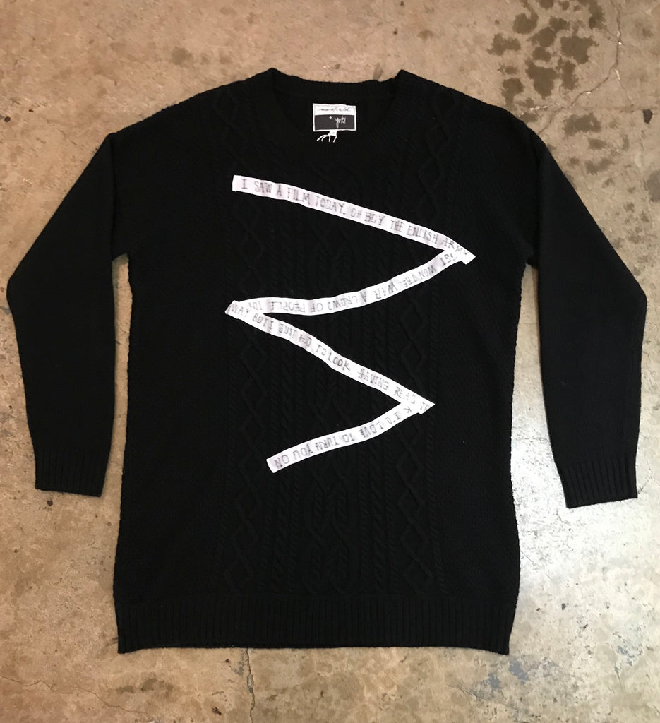 Yokishop - Beatle Song Cable Knit Sweater