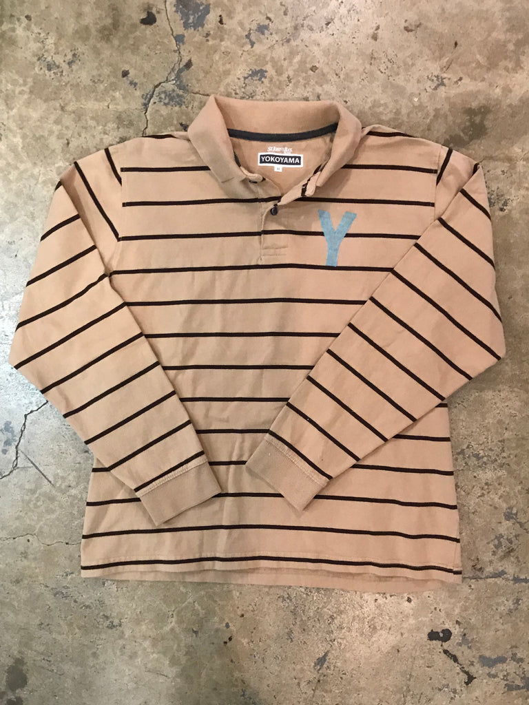 Yokoyama - LS Stripe Polo Shirt