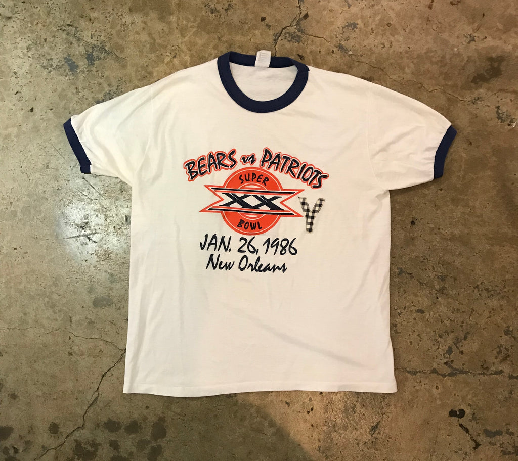 Yokoyama - Vintage 1986 Super Bowl T-Shirt