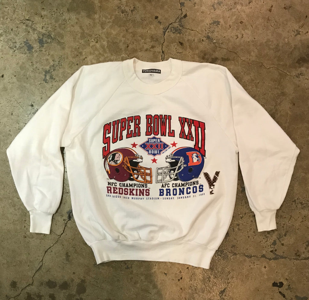 Yokoyama - Vintage Super Bowl XXII Sweatshirt